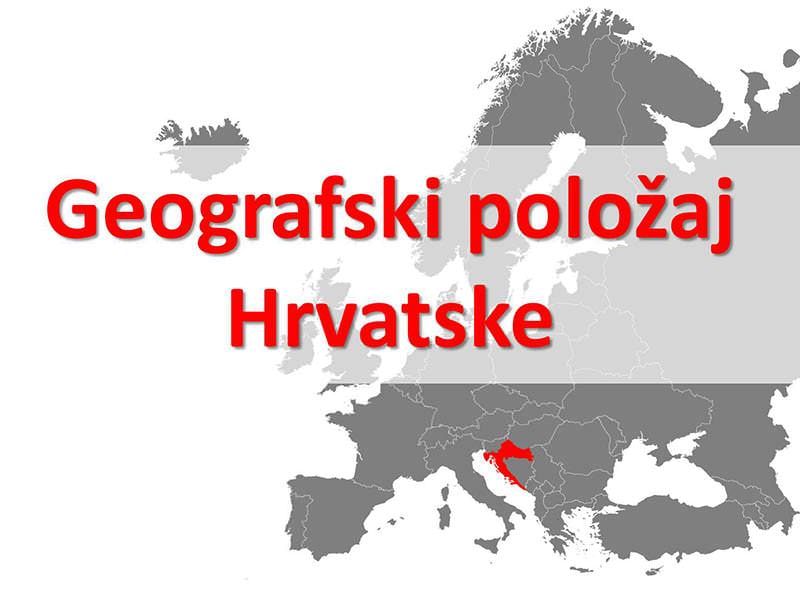 001 - Geografski položaj Hrvatske