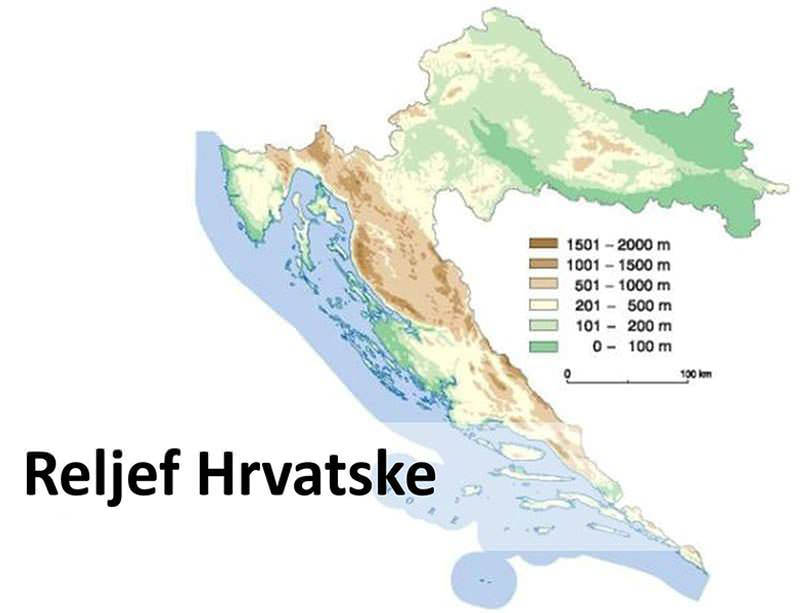 002 - Reljef Hrvatske