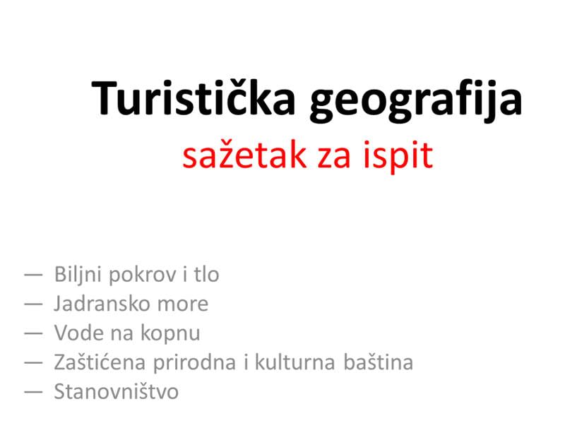 009.1 - Sažetak za ispit