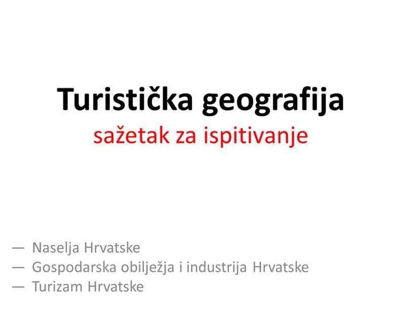 013 - Sažetak za ispitivanje - 2. polugodište