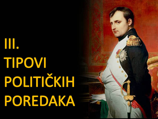 003 - Tipovi političkih poredaka